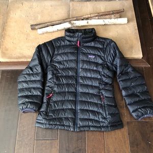 Patagonia Kids Navy & Pink Coat XL size 14